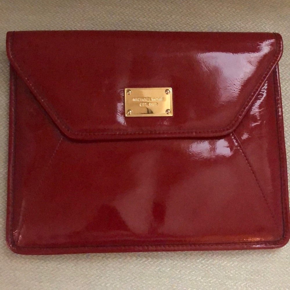 Michael Kors Red Envelope Clutch
